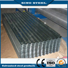 ASTM A653 100g/M2 galvanizado da folha da telhadura de aço corrugado